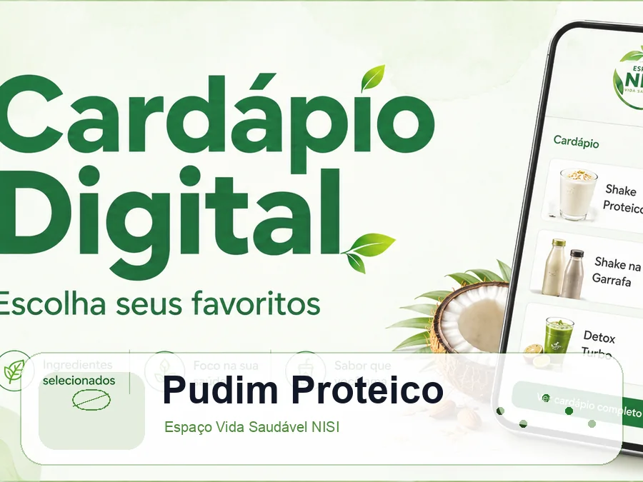 Pudim Proteico